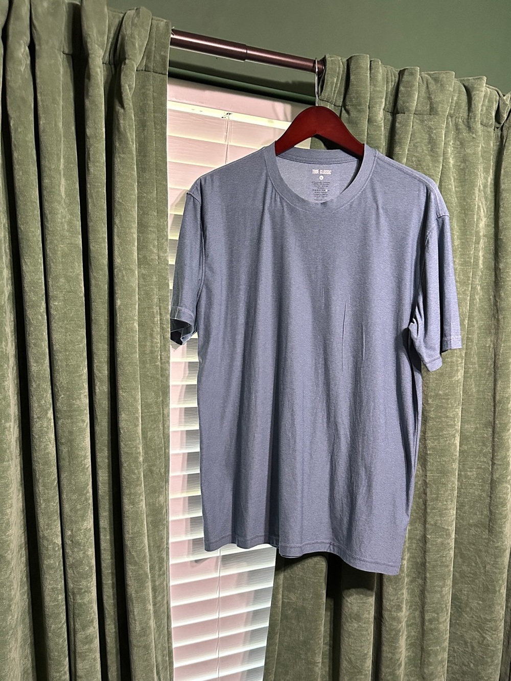 Men's True Classic Crew Neck T-Shirt - Blue Grey